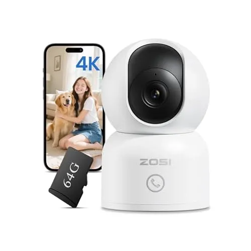 ZOSI C518 4K 8MP Indoor 360° PT WiFi