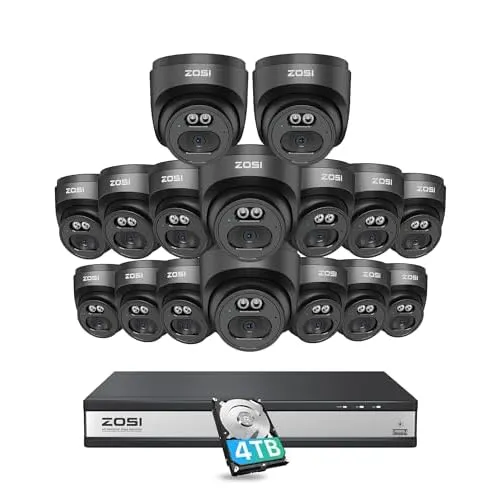 ZOSI C220 16CH 4K NVR, 16×4MP, 4TB